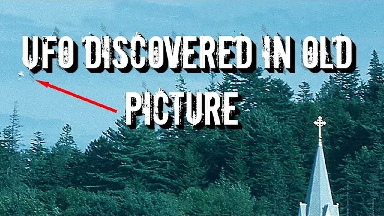 UFO Discovered in old Picture | Enhancement