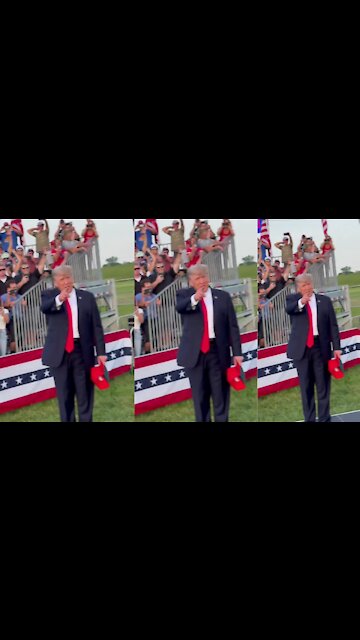 Another video from PD rally for Donald Trump in West Palm Beach, Florida