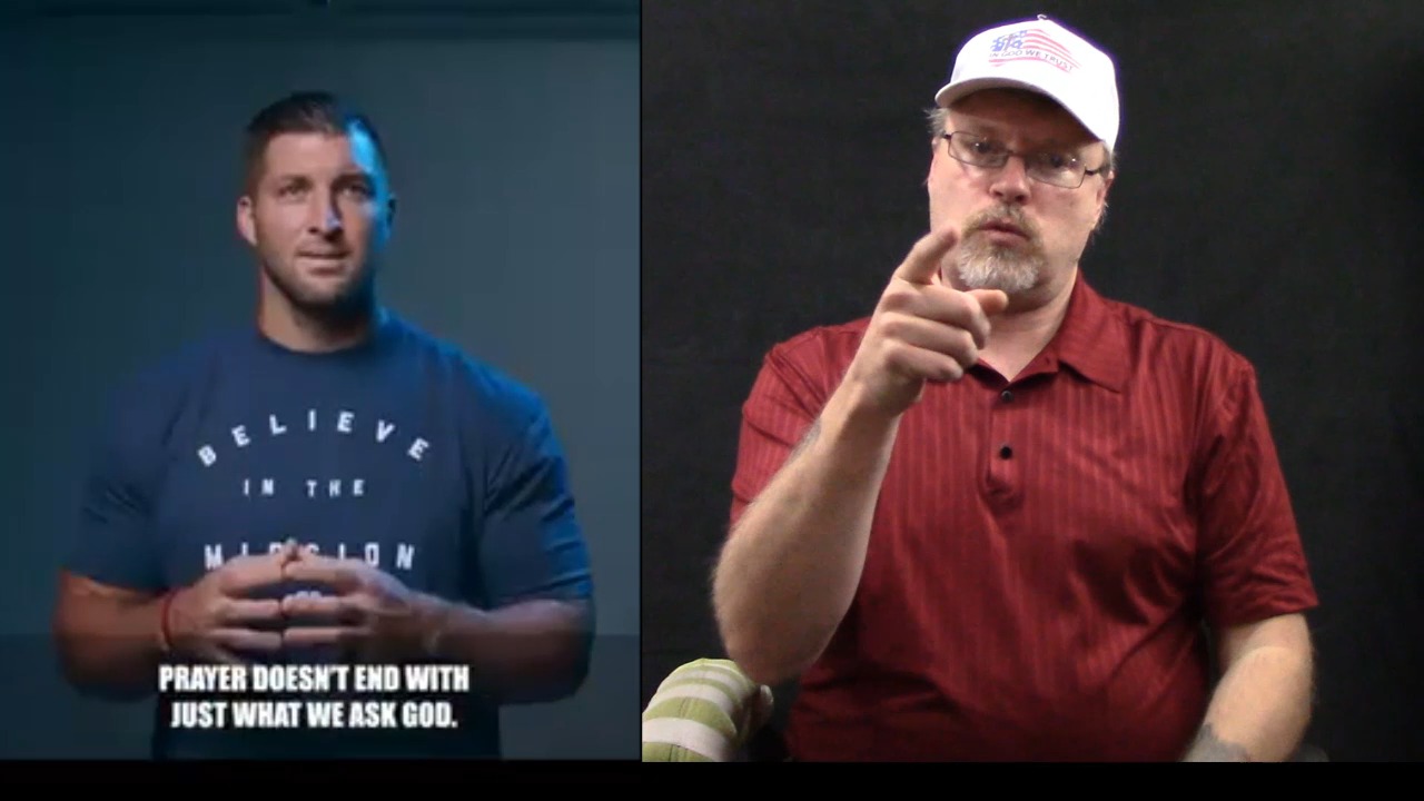 Tim Tebow's comments on how powerful prayers are! In ASL