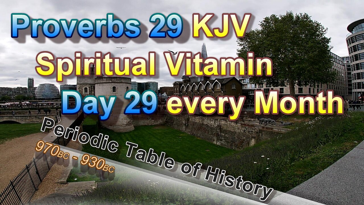29th Day of the Month - Proverbs (Spiritual Vitamin)