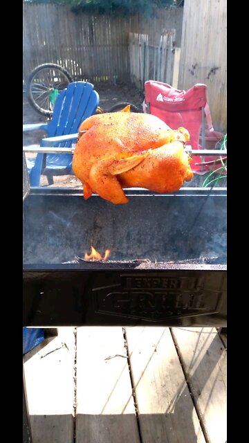 Another good day. Cooking on the grill