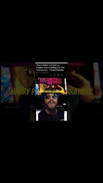 Harry Potter Takes Over The Empire State Building In New York #harrypotter #shorts