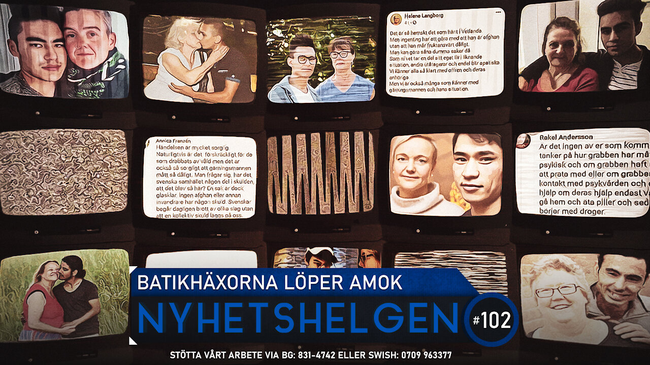 Nyhetshelgen #102 - Batikhäxorna löper amok, polisen löper amok, Meghan och Harry löper amok