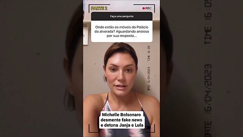 Michelle Bolsonaro sugere uma CPI dos móveis do Alvorada e enquadra janja e lula