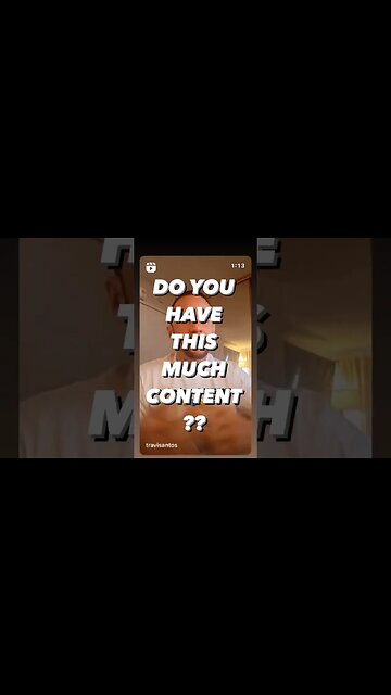 Do you have this much content #shorts #contentcreator