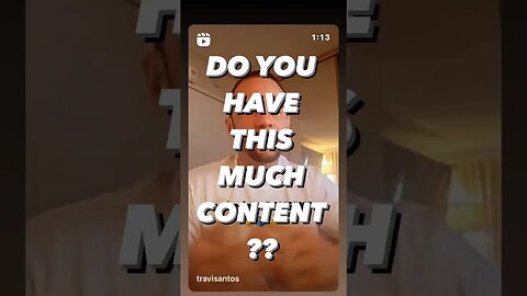 Do you have this much content #shorts #contentcreator