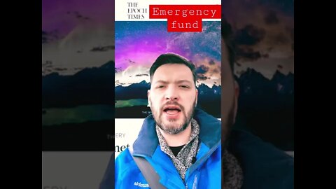 Having an emergency fund.