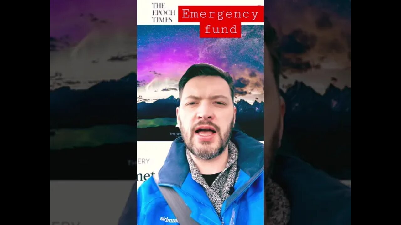 Having an emergency fund.