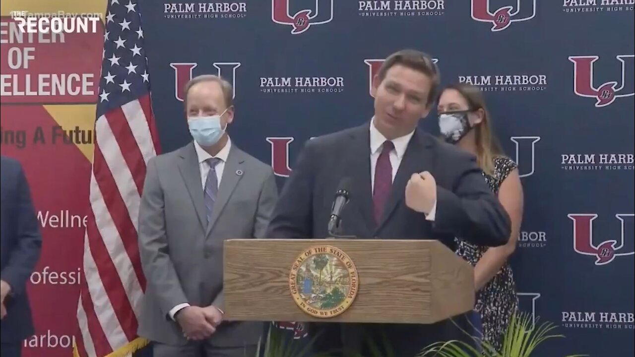 SAVAGE DeSantis Flexes, Says May Take Vaccine On Camera If We "Want a Gun Show"