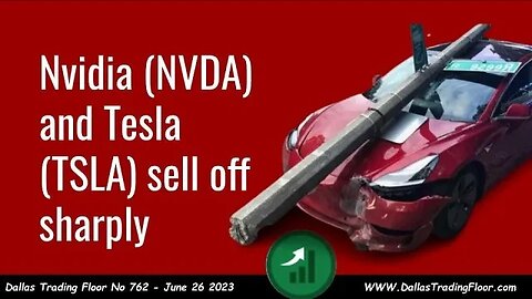 Nvidia (NVDA) and Tesla (TSLA) sell off sharply