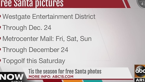 Where to see Santa but not pay for a photo!