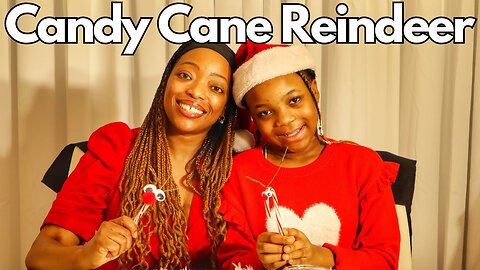 How to Make Candy Cane Reindeer