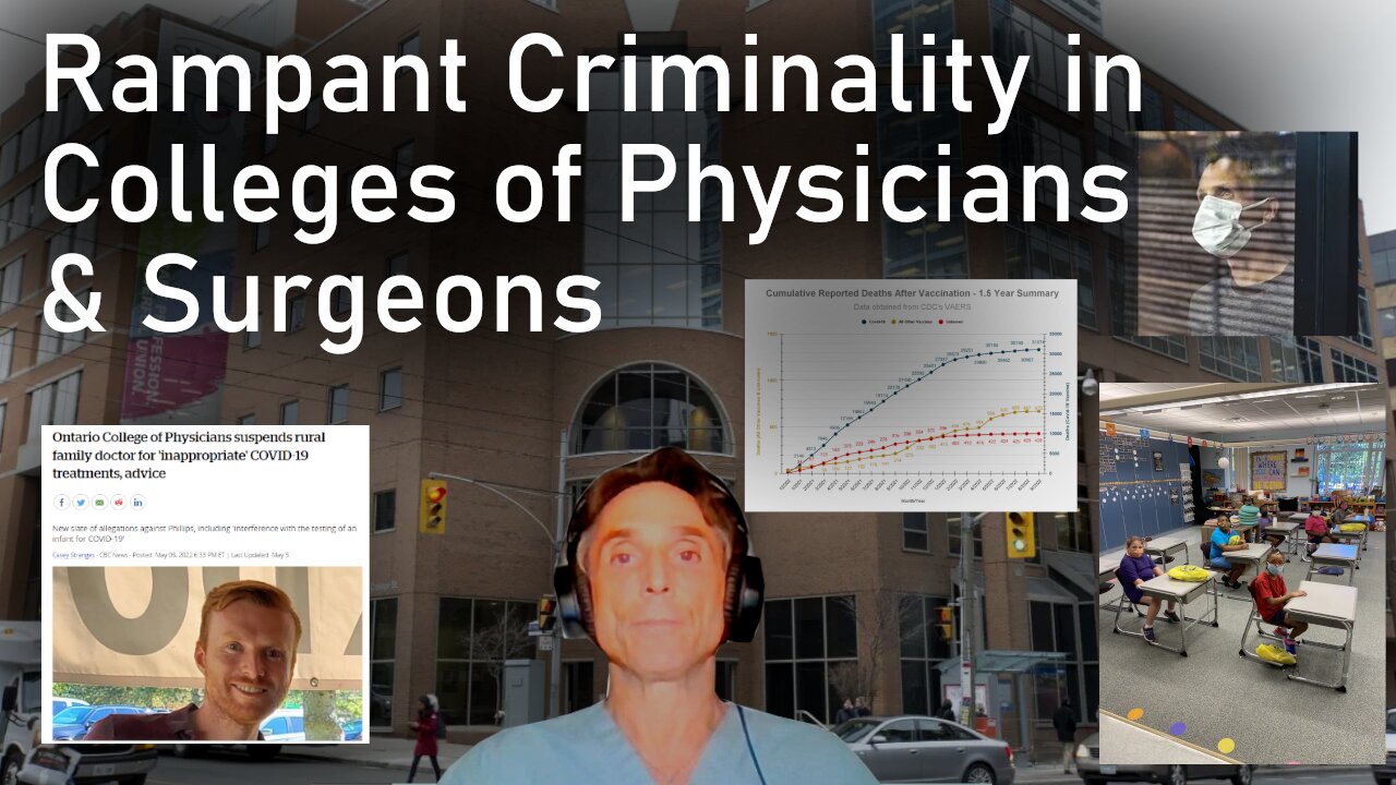 Rampant Criminality in Canadian Colleges of Physicians and Surgeons