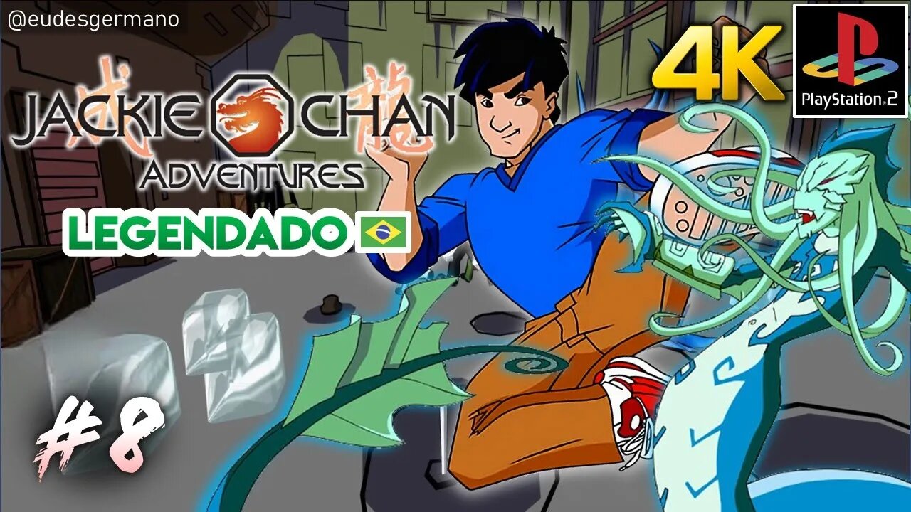 Jackie Chan Adventures (PS2) Parte 8 - Bai Tza, o Demônio da Água (Legendado) [4K]