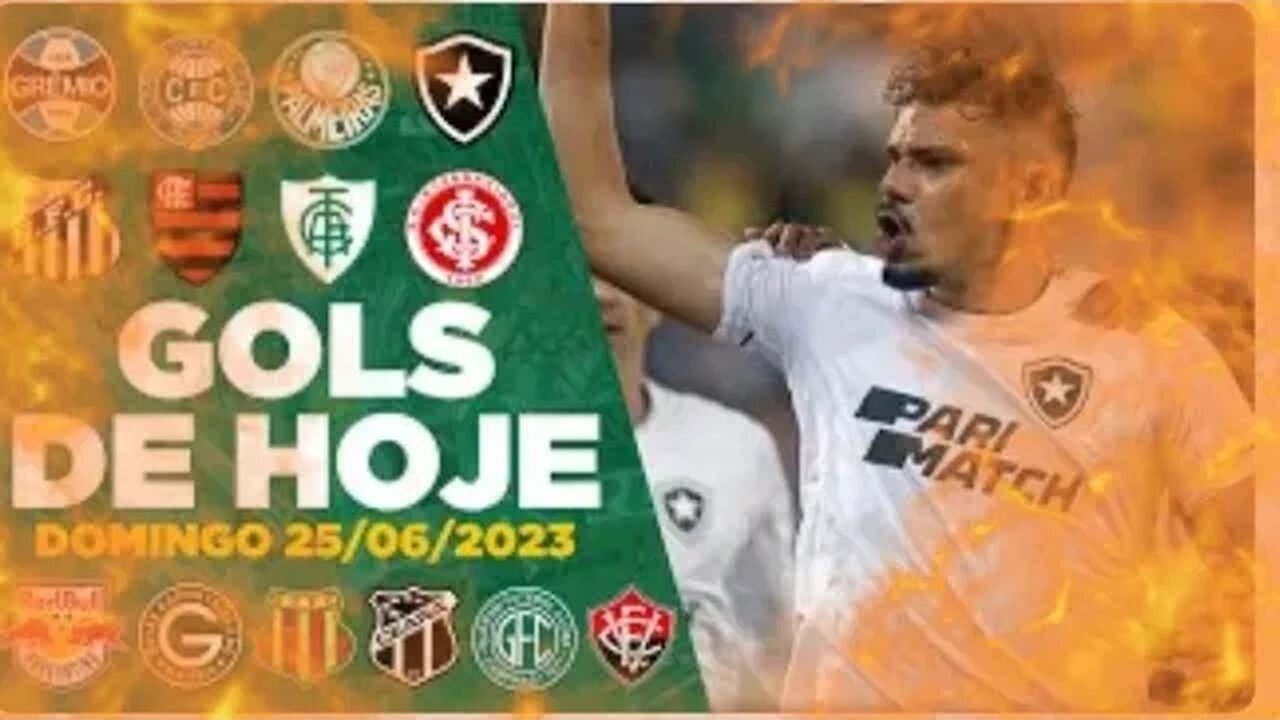 TODOS OS GOLS DO BRASILEIRÃO SÉRIE A, B e C DESTE DOMINGO 25/06/2023, GOLS DE HOJE, GOLS DO DIA