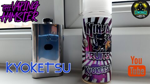 NINJA FRUITS / KYOKETSU / E-LIQUID REVIEW #thevapinghamster#eliquidreview#eliquid 🔞