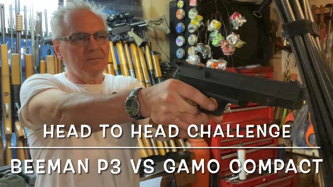 Head to head challenge Gamo Compact vs Beeman P3 with RWS R-10 match pellets