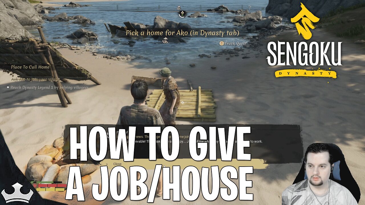 HOW TO GIVE A VILLAGER A HOME AND A JOB - SENGOKU DYNASTY