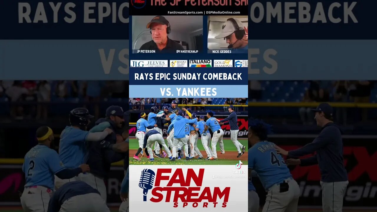 #TampaBayRays #Rays #Yankees #Shorts #Sports #Podcast #MLB #Comeback