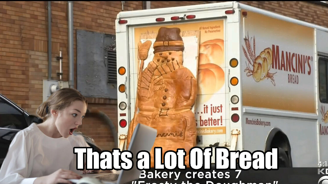 Pittsburg Bakery🍞 Makes seven Foot Frosty The Doughman⛄ Reaction