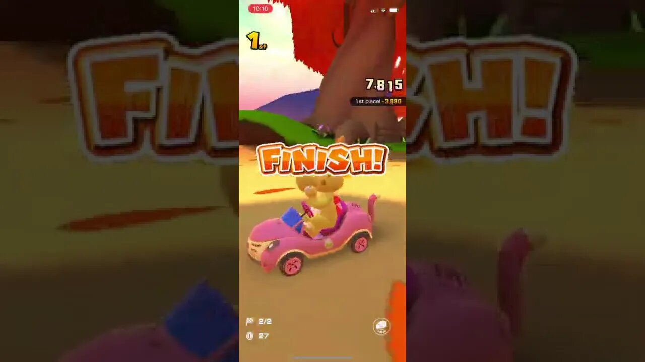 Mario Kart Tour - Birdo (Yellow) Gameplay (Los Angeles Tour Premium Challenges Reward Driver)