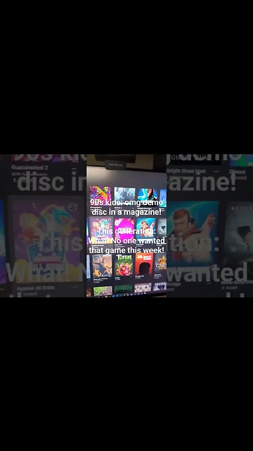 90s kids Cherishing a game demo vs This generation Not liking this weeks free full game