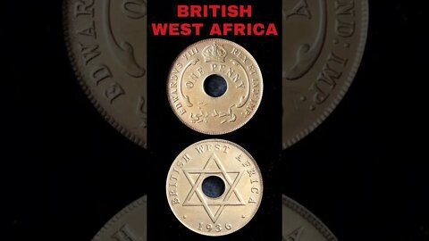 British west africa 1 penny 1936.#shorts #coinnotesz