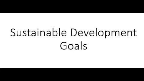 Sustainable Development Goals