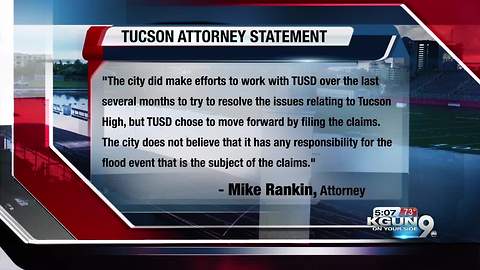 TUSD sends claim to city, county to pay for Tucson High's flooding costs
