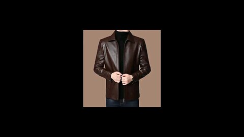 Winter Leather Coat for Men – Stylish and Warm