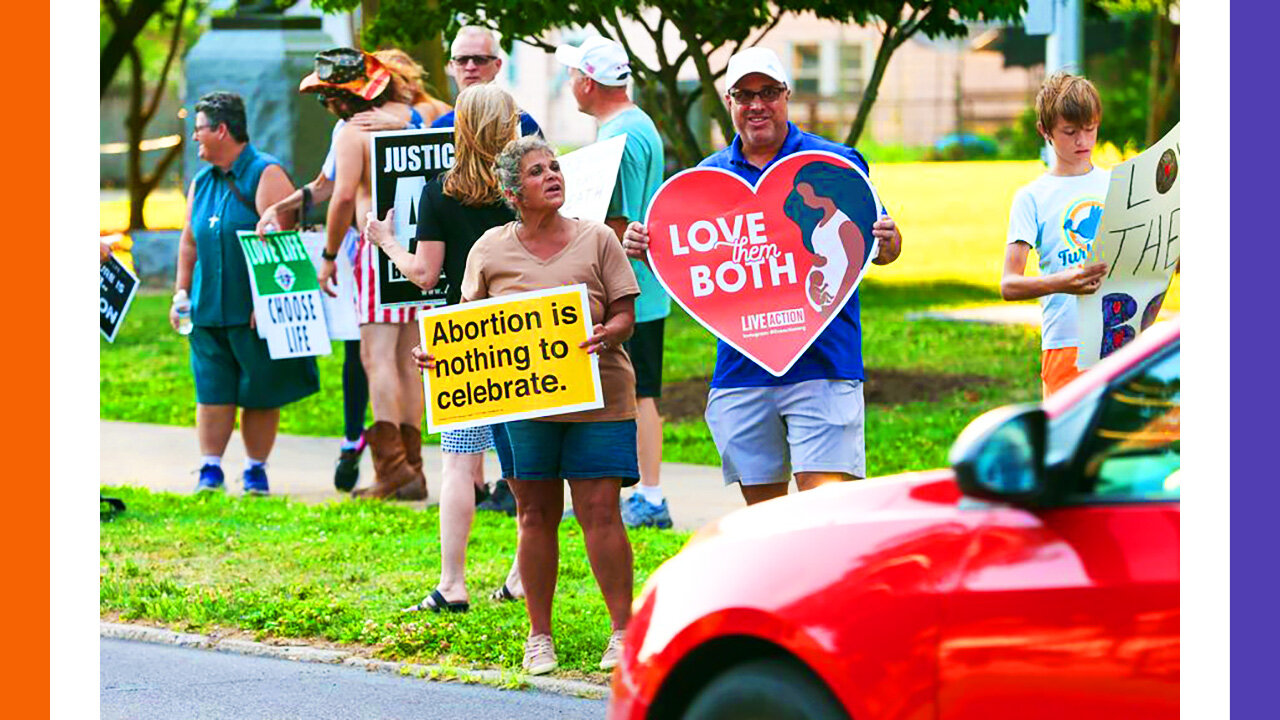 Elderly Shot Campaigning Against Full-Term Abortions