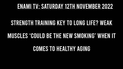 Strength training key to long life? Weak muscles ‘could be the new smoking’ when it comes to healthy