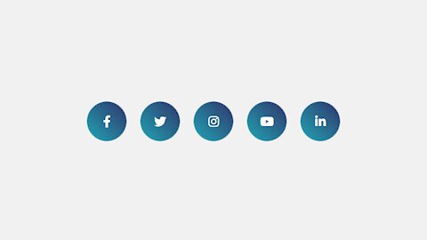 Social Media Buttons With Awesome Hover Effects №1