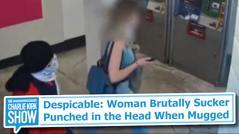 Despicable: Woman Brutally Sucker Punched in the Head When Mugged