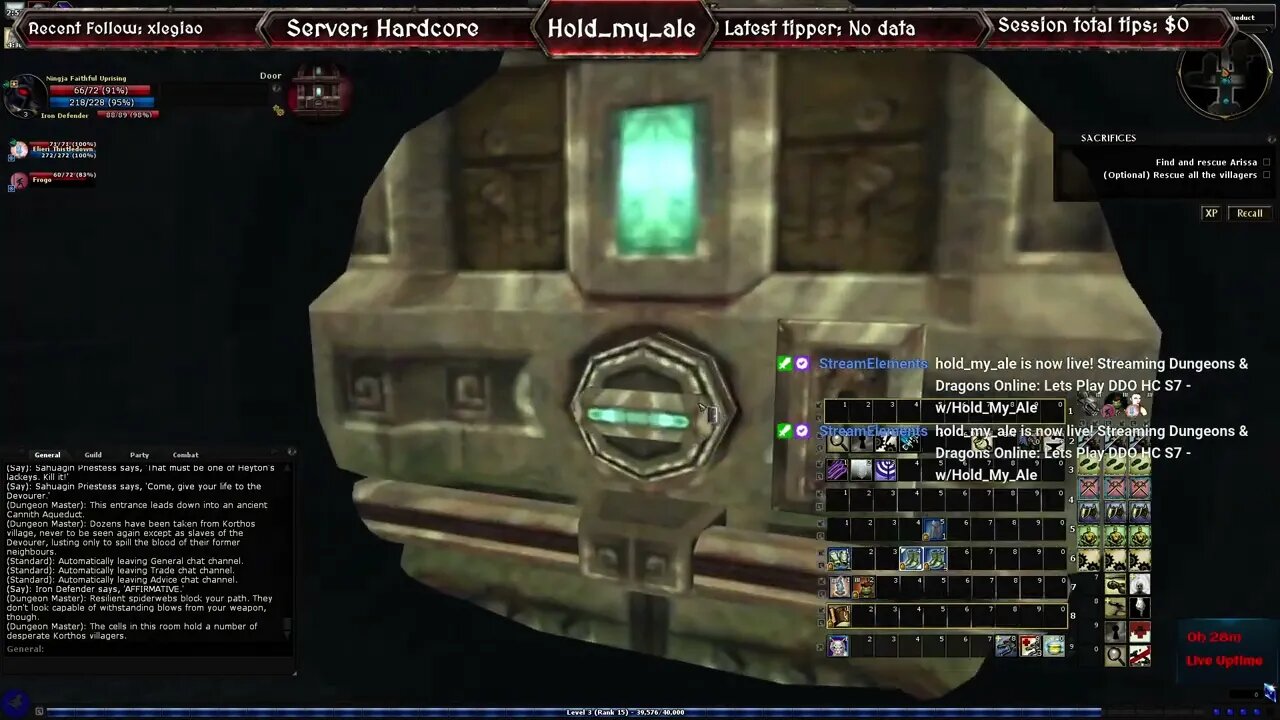 Lets Play DDO Hardcore Season 7 wHold My Ale 12 28 22 6of16