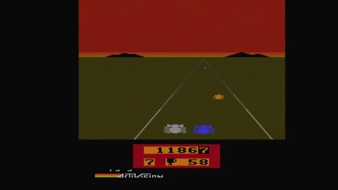 Enduro - 7º Dia - Live com Atari 2600, 2600RGB e ODV-GBS-C (GBS Control)