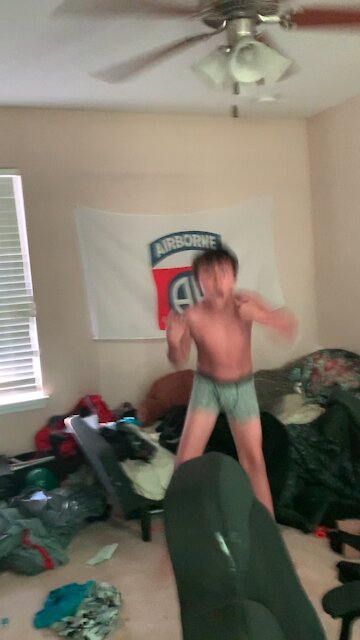 Scared the poop out of him