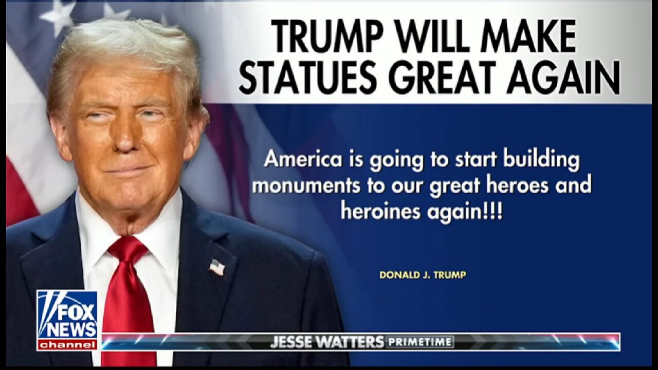 TRUMP WILL MAKE STATUES GREAT AGAIN