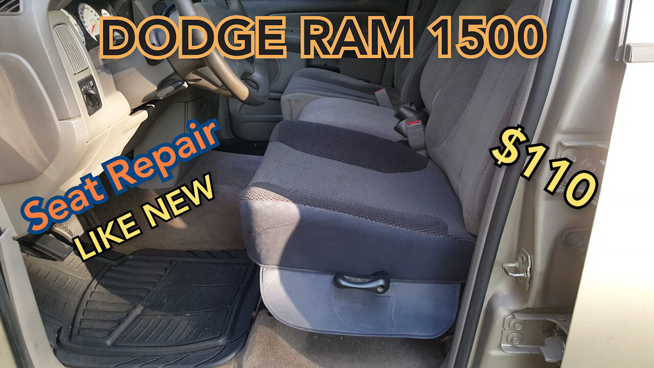 2002-2005 Dodge Ram 1500 seat repair