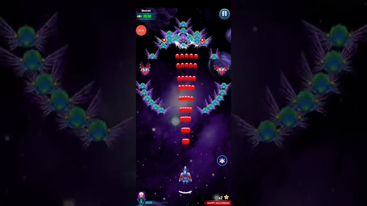 GALAXY ATTACK ALIEN SHOOTER - Happy Halloween - Cyber Blade - Level 3 of 20