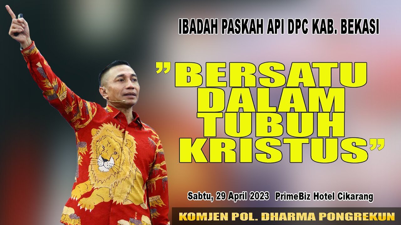 KOMJEN POL. DHARMA PONGREKUN - BERSATU DALAM TUBUH KRISTUS