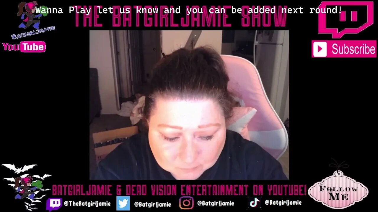 Batgirljamie Thursday audience picks my game 10-5-23!