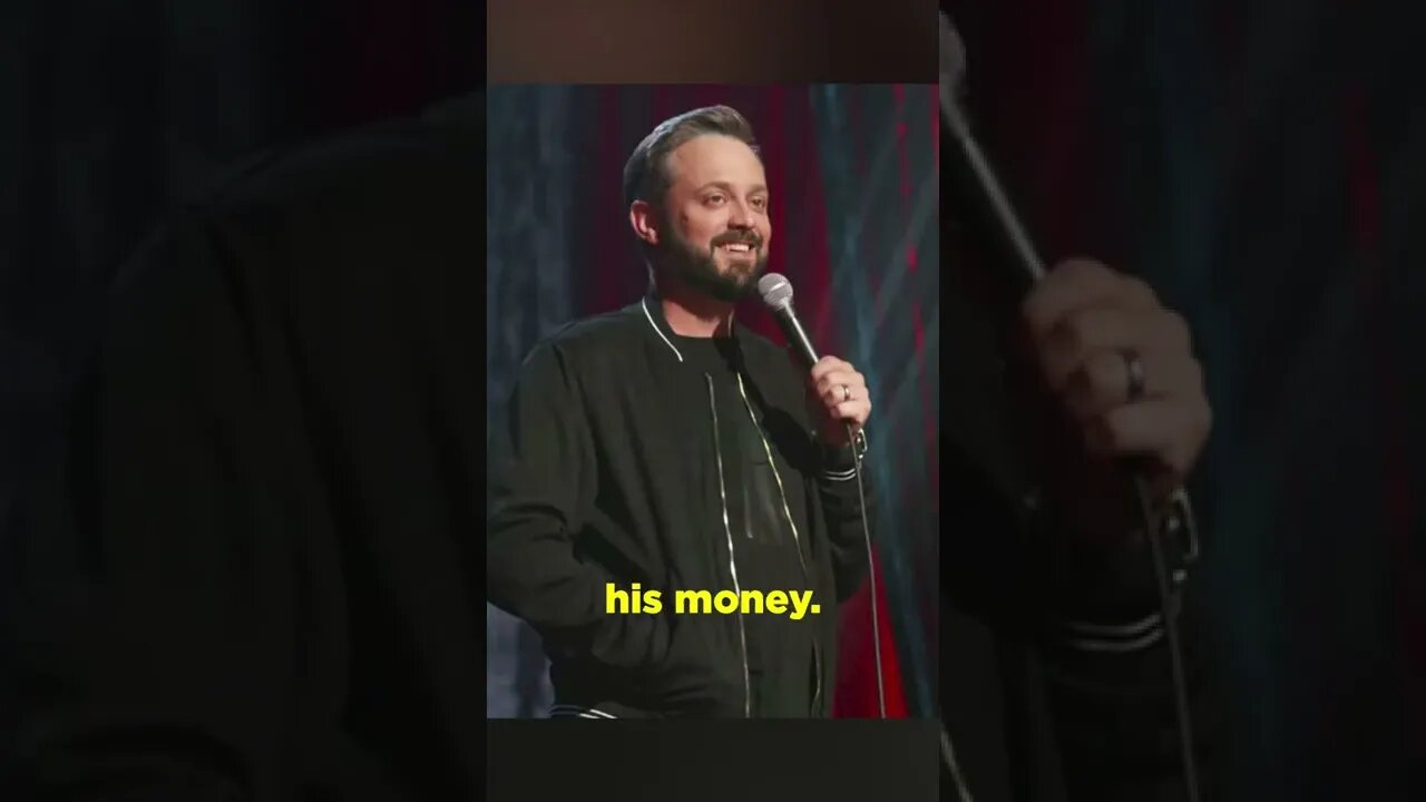 Nate Bargatze's money made him hot #Shorts