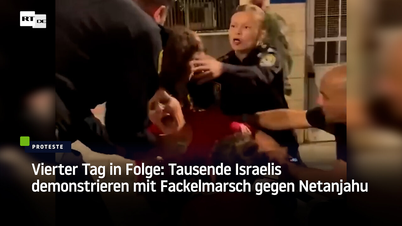 Vierter Tag in Folge: Tausende Israelis demonstrieren mit Fackelmarsch gegen Netanjahu