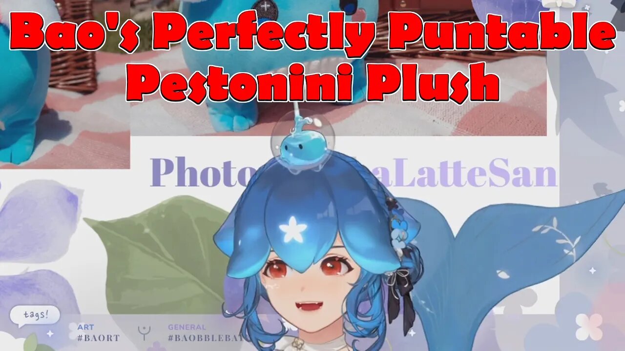 @baovtuber's Perfectly Puntable Pestonini Plush #vtuber #clips