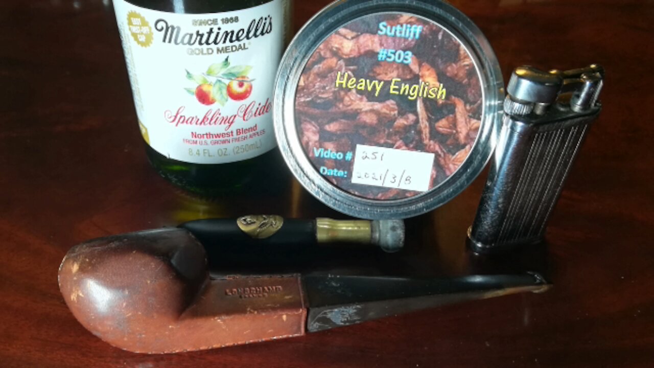 251 Sutliff - Heavy English #503 - To Smoke Every Blend - Pipe Tobacco Adventure