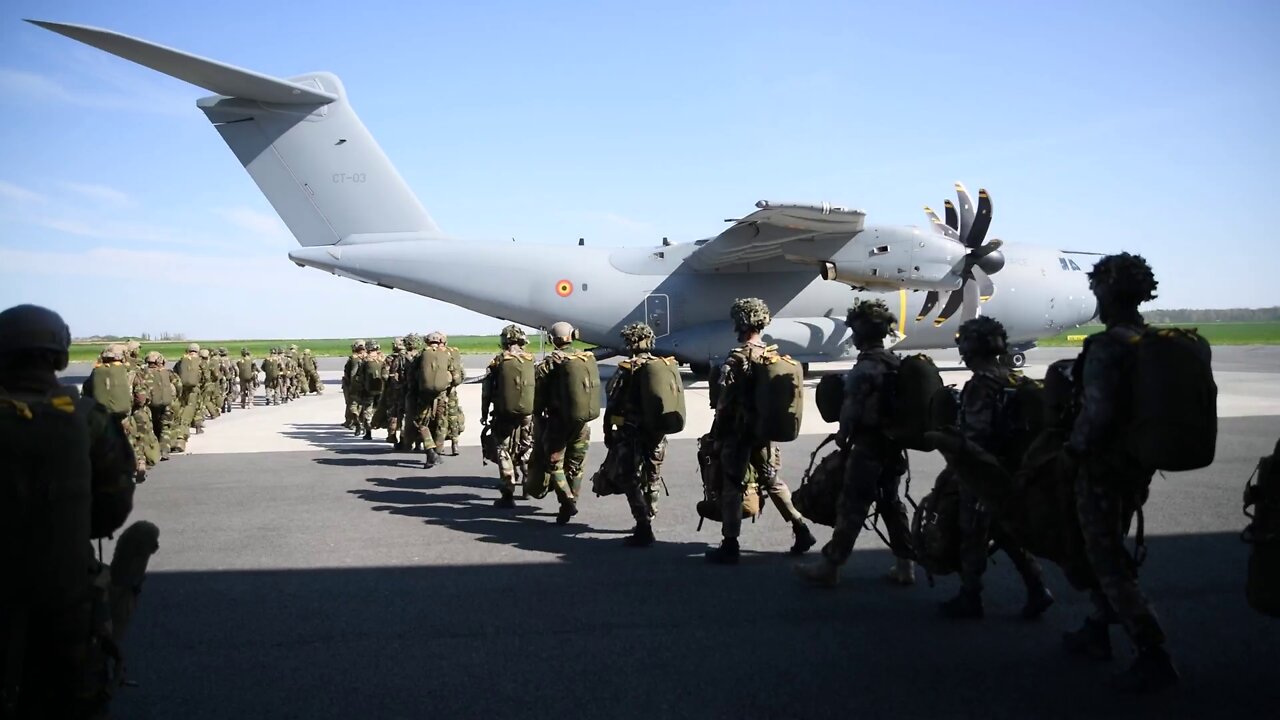 Belgian and French Paratroopers Participate in Operation Nemesis