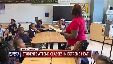 Detroit public schools superintendent asks staff to 'work through the heat'