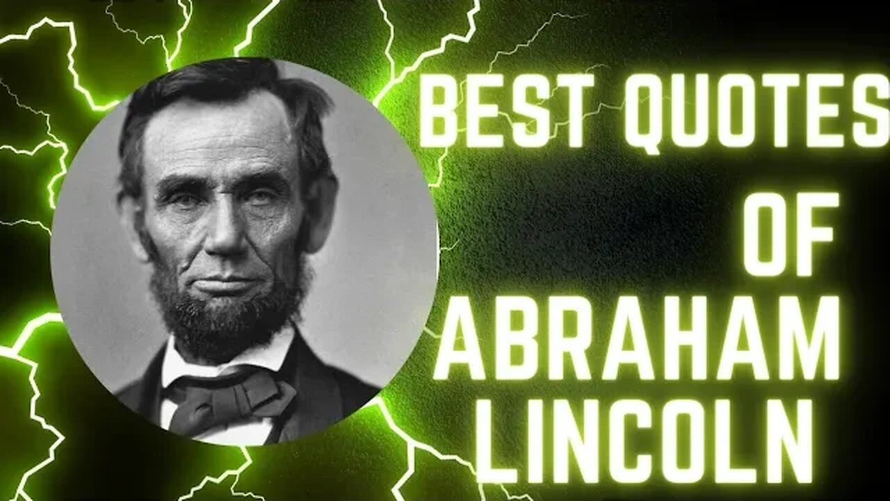 Best Quotes Of Abraham Lincoln|Motivational Coach