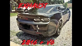 Camaro V6 Exhaust - Stock VS Flowmaster VS Resonator Delete (X-pipe)